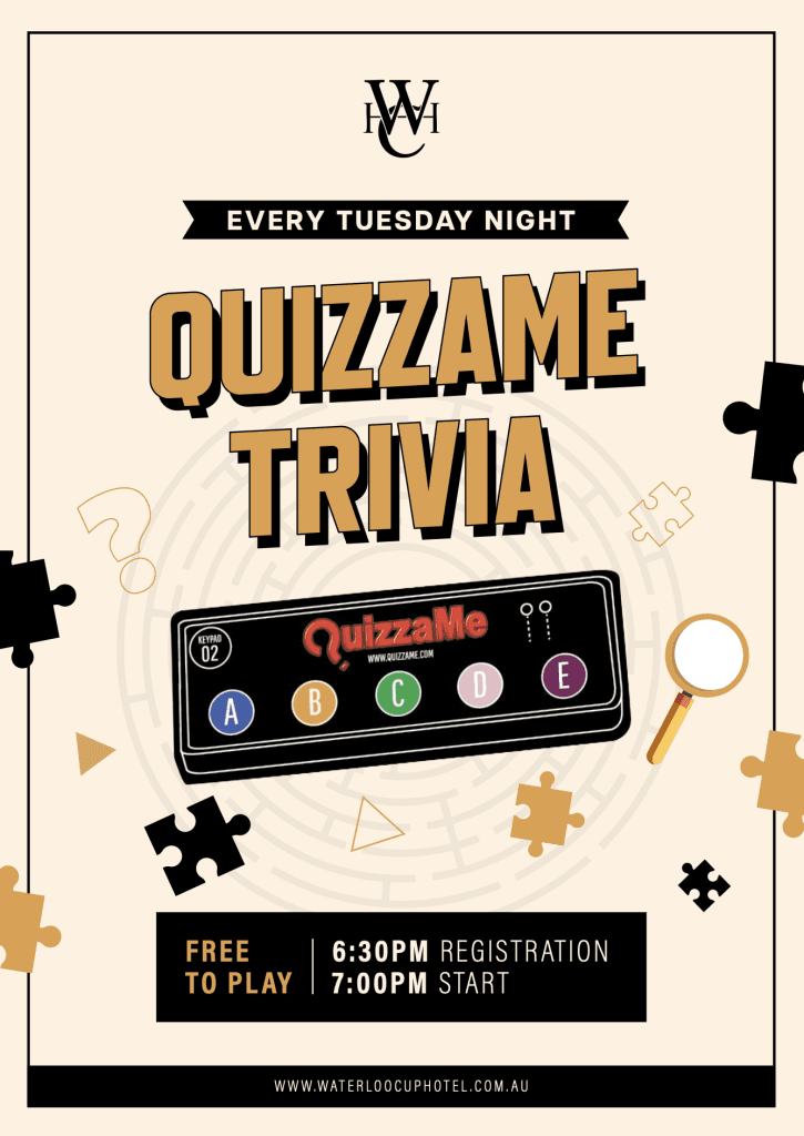QuizzaMe Trivia | Happy Hour Drinks & Specials