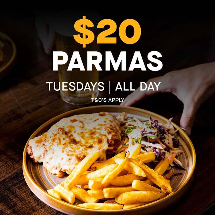$20 Parma | Happy Hour Drinks & Specials
