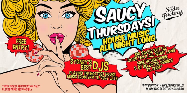 Saucy Thursdays | Happy Hour Drinks & Specials