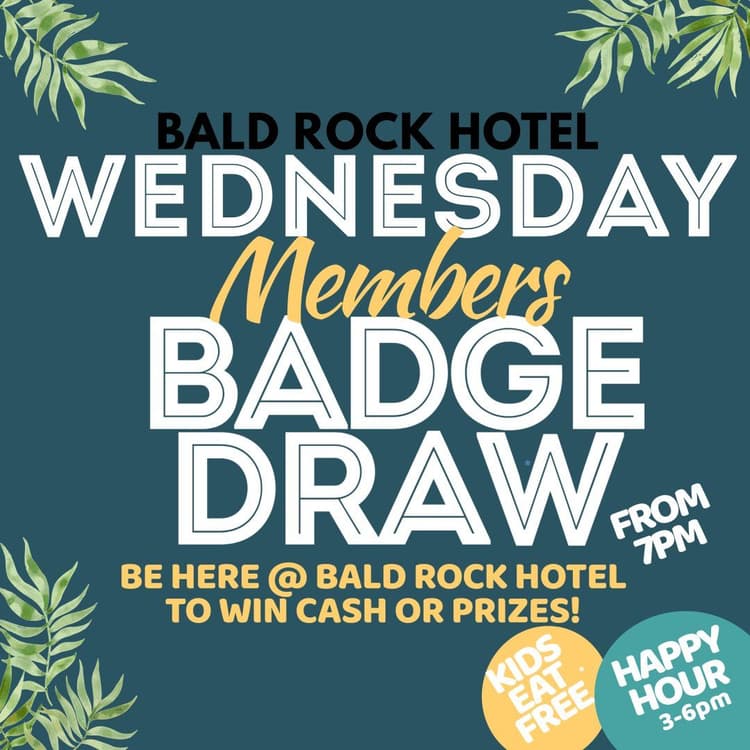 WEDNESDAY BADGE DRAW | Happy Hour Drinks & Specials