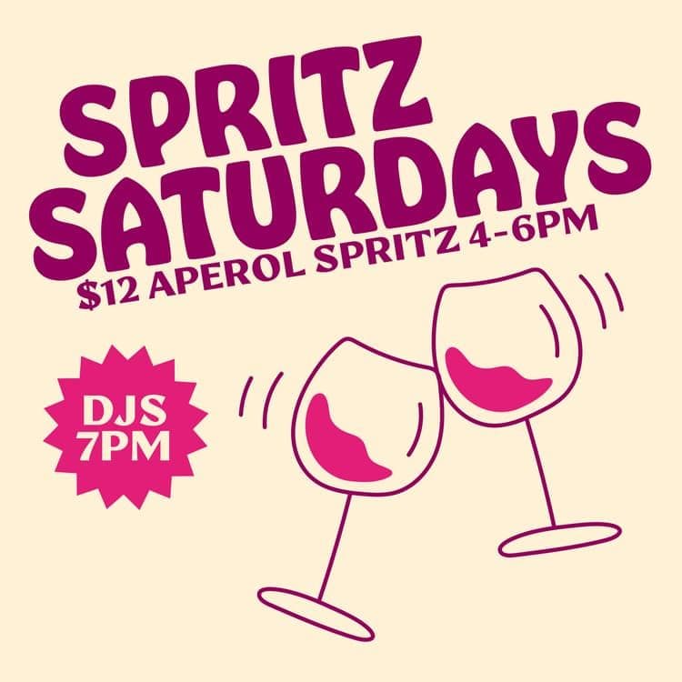 Spritz Saturdays | Happy Hour Drinks & Specials