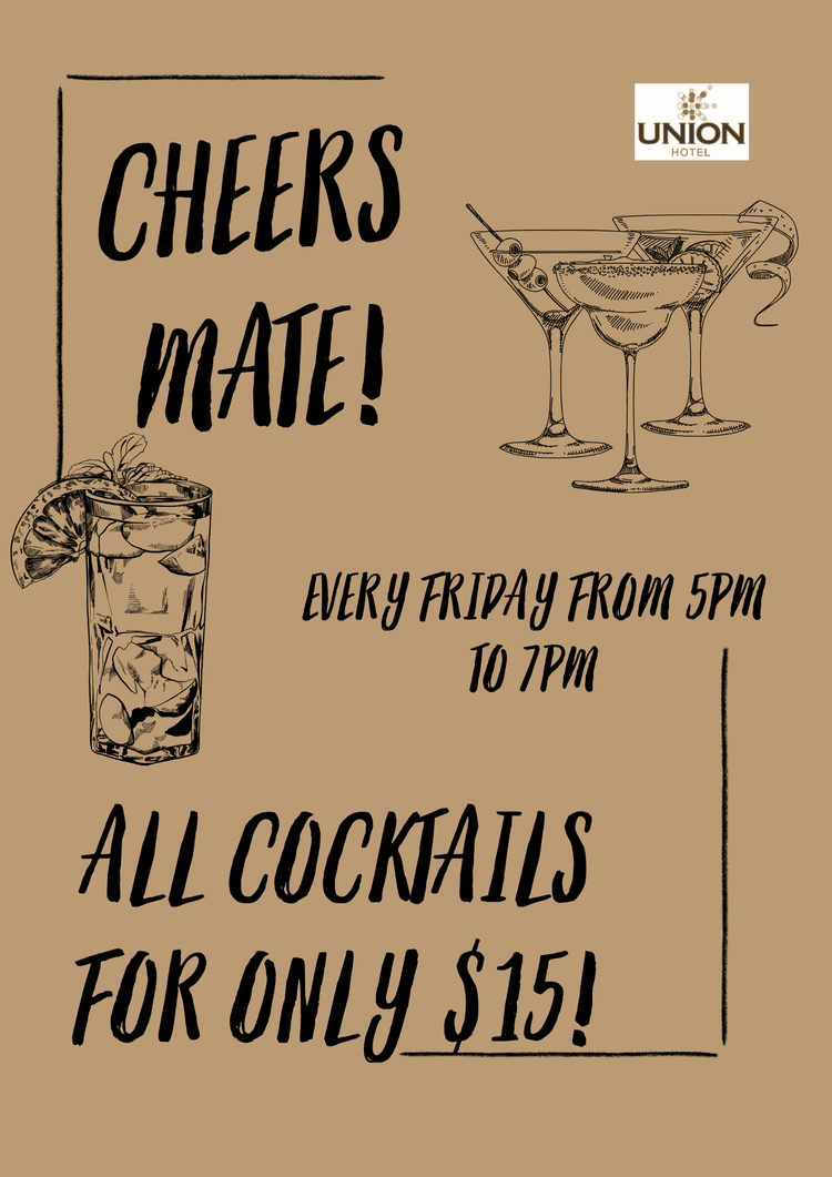 $15 Cocktails | Happy Hour Drinks & Specials