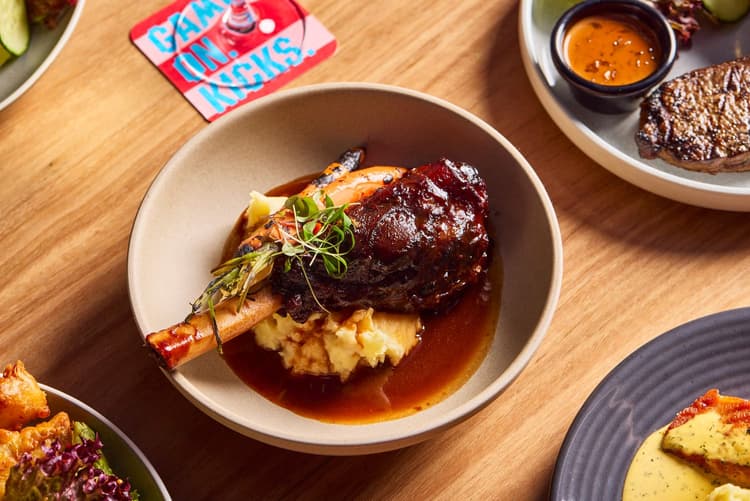 $25 Lamb Shank Plus House Drink | Happy Hour Drinks & Specials