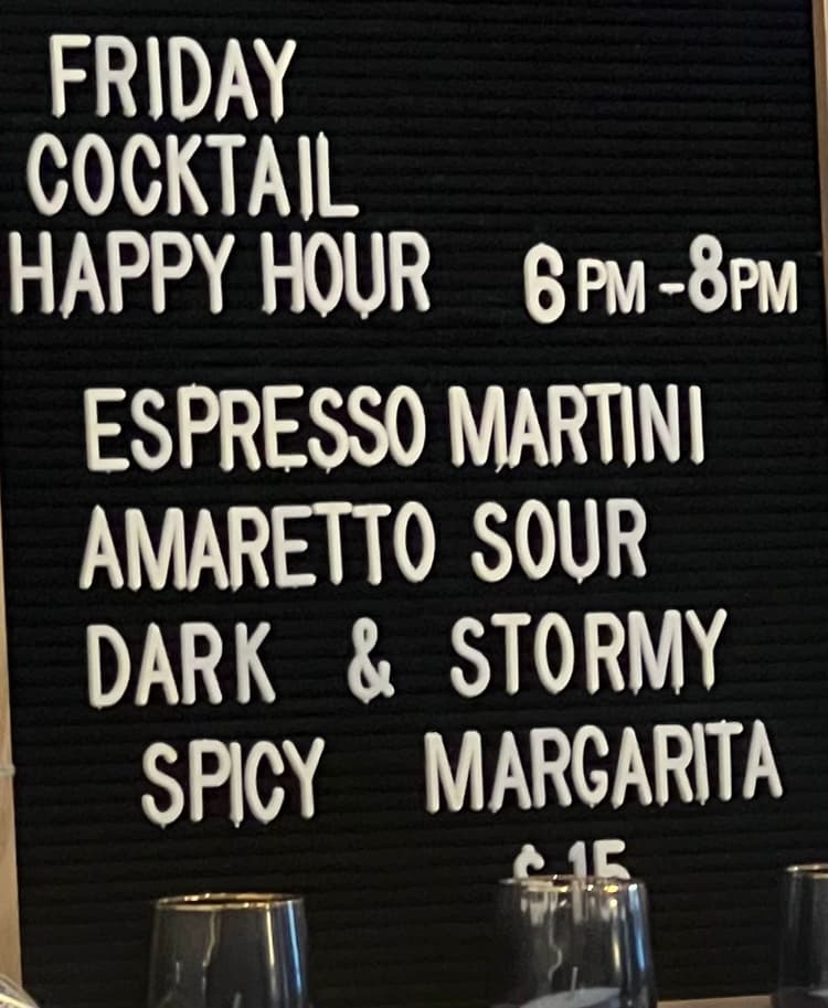 $15 Cocktails | Happy Hour Drinks & Specials