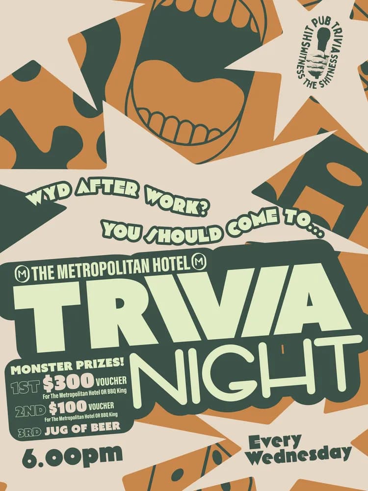 Trivia Night | Happy Hour Drinks & Specials