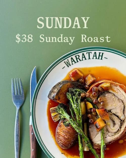 $38 Sunday Roast | Happy Hour Drinks & Specials