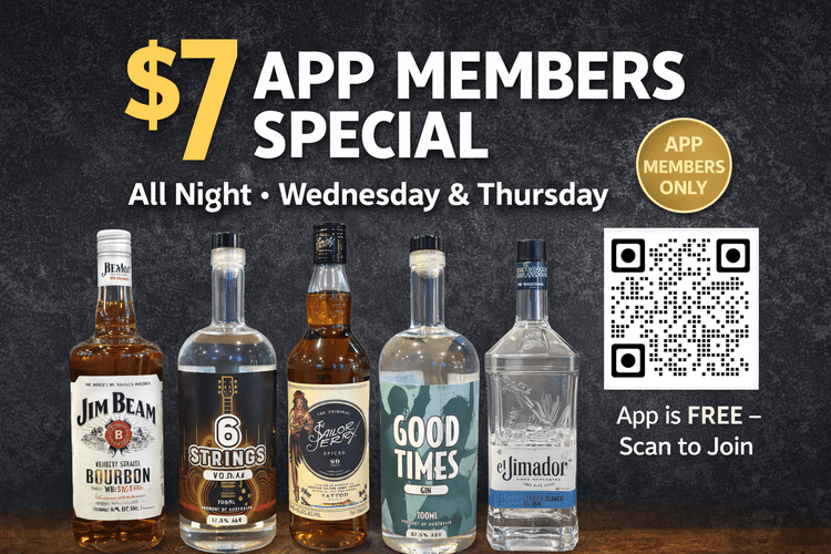 $7 App Member Drink Specials | Happy Hour Drinks & Specials