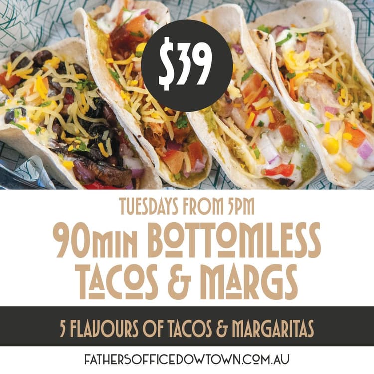 Bottomless Tacos & Margs | Happy Hour Drinks & Specials