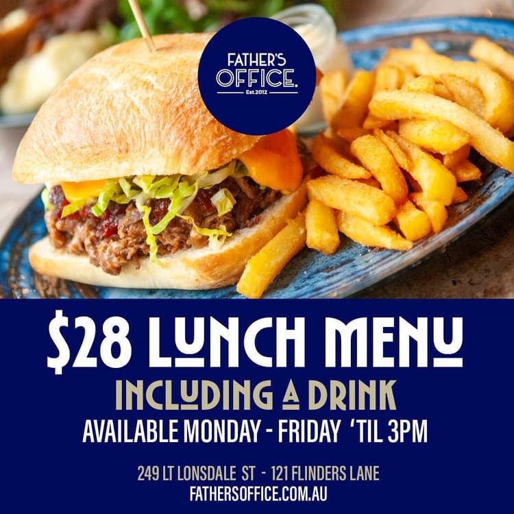 $28 Express Lunch with FREE drink | Happy Hour Drinks & Specials