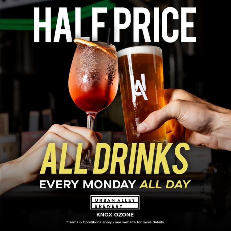 Half Priced Drinks on Mondays | Happy Hour Drinks & Specials