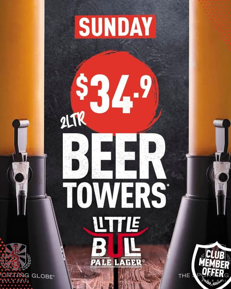 Beer Tower | Happy Hour Drinks & Specials