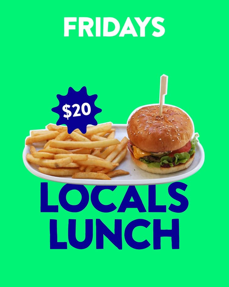 Fridays Local Lunch | Happy Hour Drinks & Specials