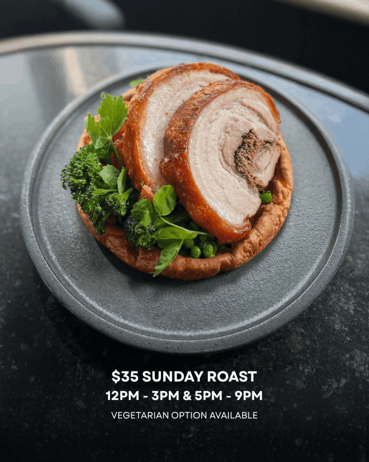 $35 Sunday Roast | Happy Hour Drinks & Specials