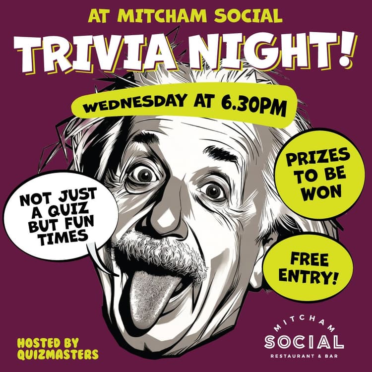 Trivia Night - FREE entry | Happy Hour Drinks & Specials