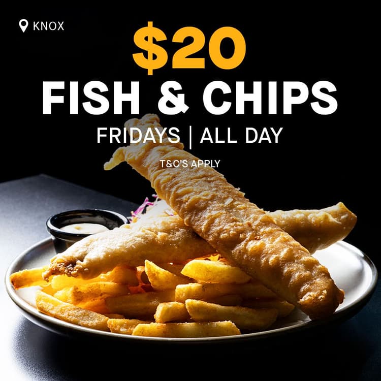 $20 Fish and Chips on Fridays | Happy Hour Drinks & Specials