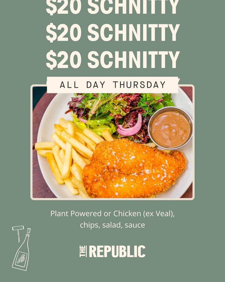 Schnitzel Special | Happy Hour Drinks & Specials