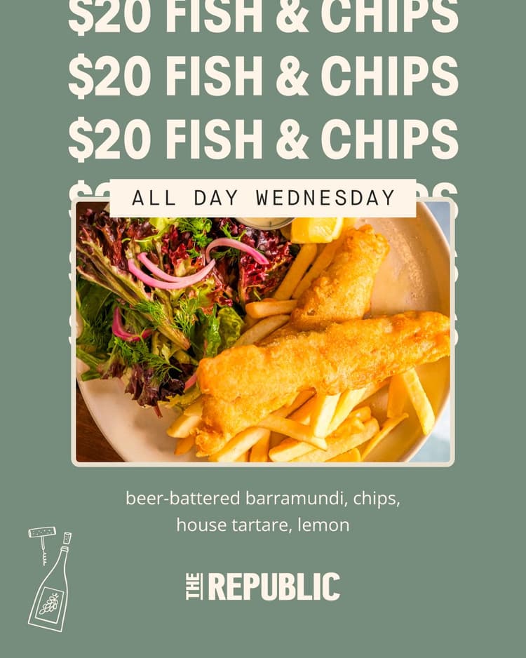 Fish & Chips | Happy Hour Drinks & Specials