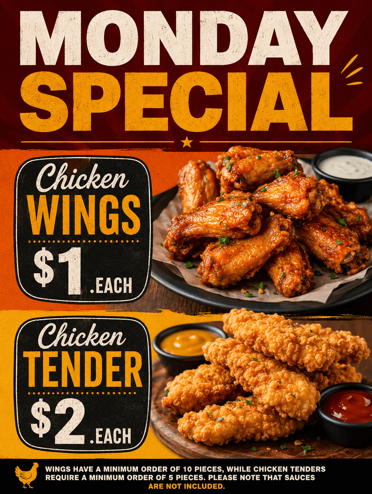 🔥 BEST MONDAY FOOD SPECIAL IN SOUTH YARRA | $1 WINGS & $2 TENDERS 🍗 | Happy Hour Drinks & Specials