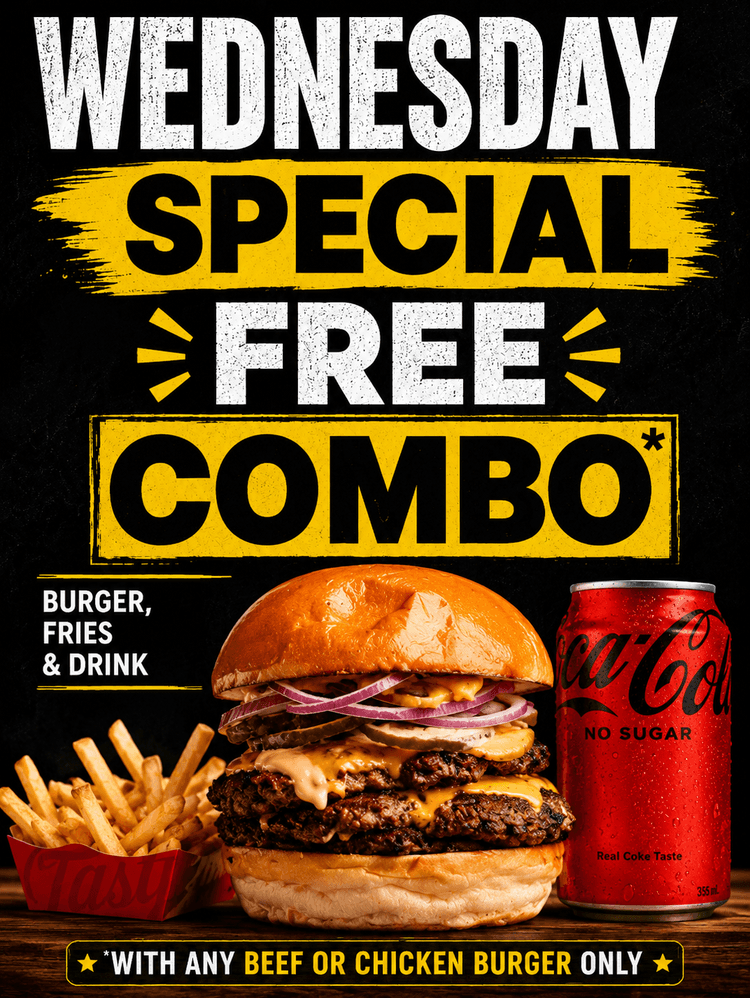🍔 FREE BURGER COMBO EVERY WEDNESDAY IN SOUTH YARRA 🍟 | Happy Hour Drinks & Specials