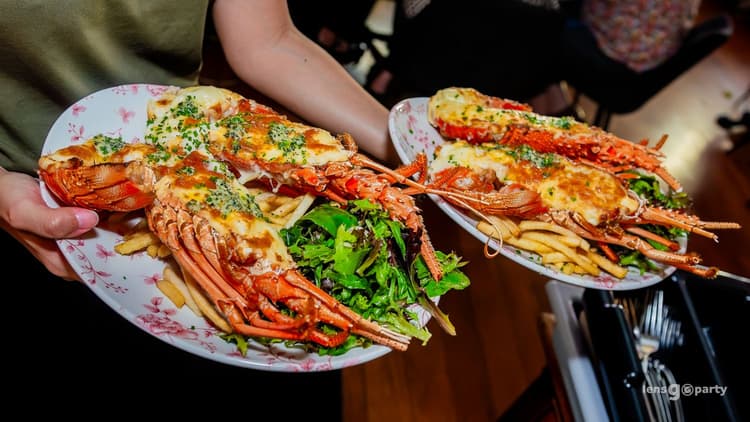 Whole W.A. Rock Lobster | Happy Hour Drinks & Specials