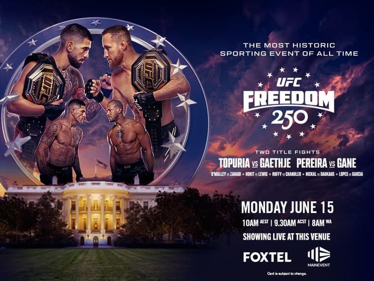 UFC 250 | Happy Hour Drinks & Specials
