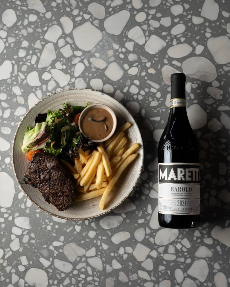 THURSDAY - $25 250G RUMP STEAK + FREE corkage on wine purchased at Balmain Wine Shop. | Happy Hour Drinks & Specials