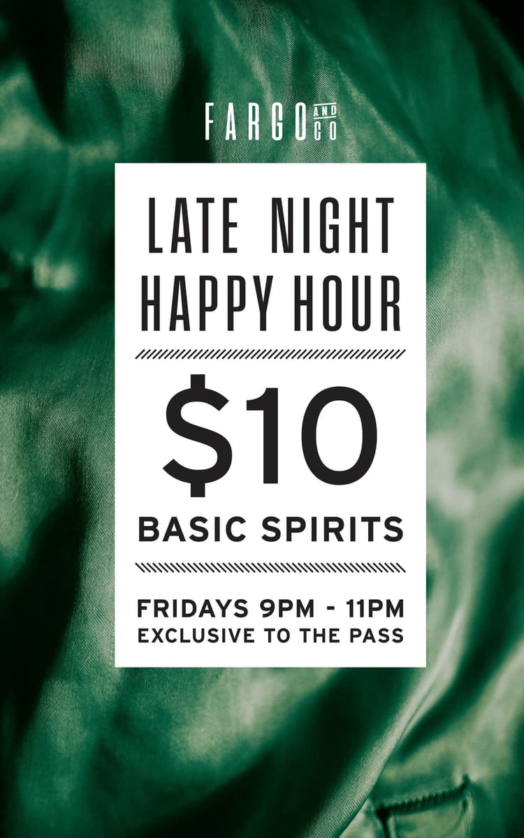 $10 House Spirits | Happy Hour Drinks & Specials