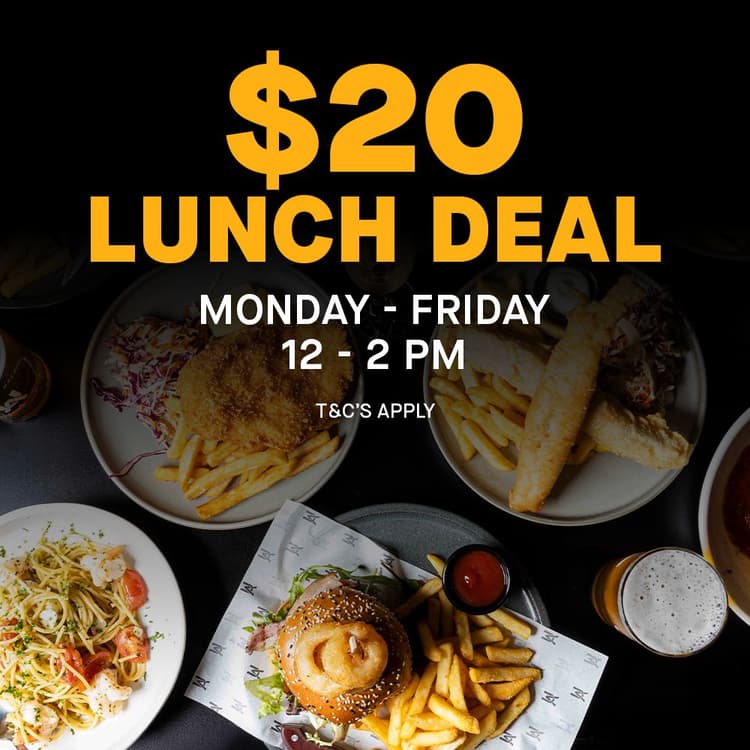 $20 Lunch Deal | Happy Hour Drinks & Specials