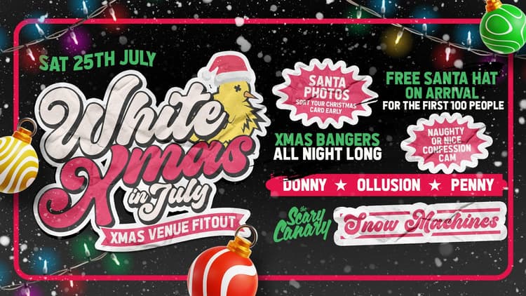 Scary Saturdays pres. Xmas in July | Happy Hour Drinks & Specials