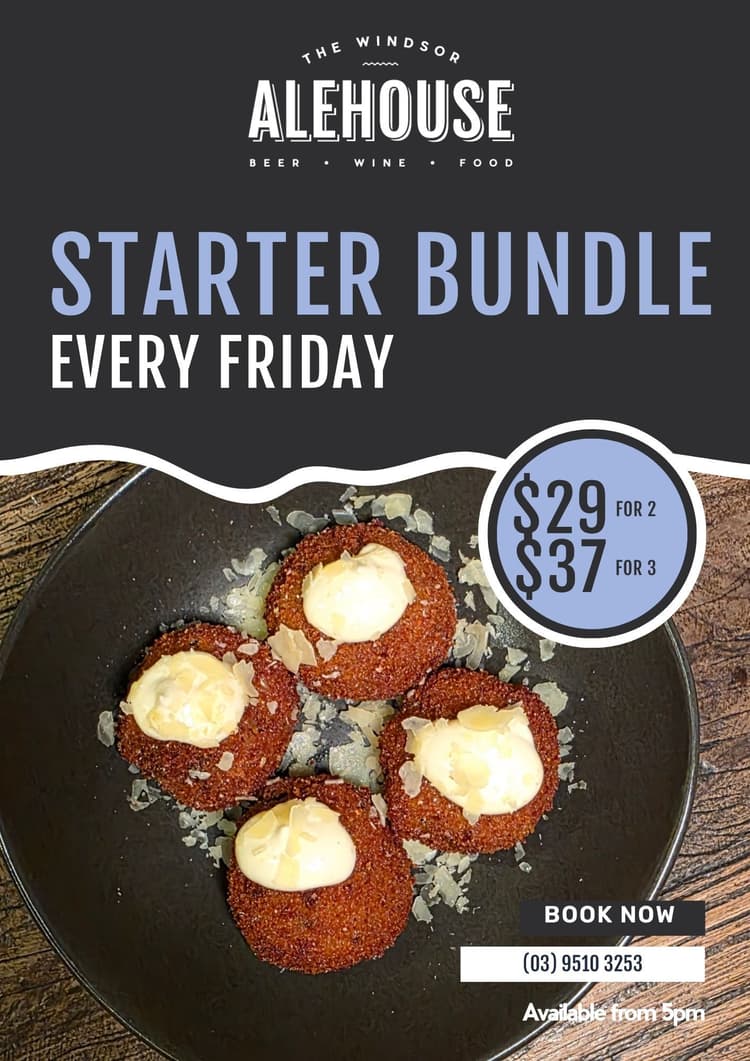 Starter Bundle - Friday | Happy Hour Drinks & Specials