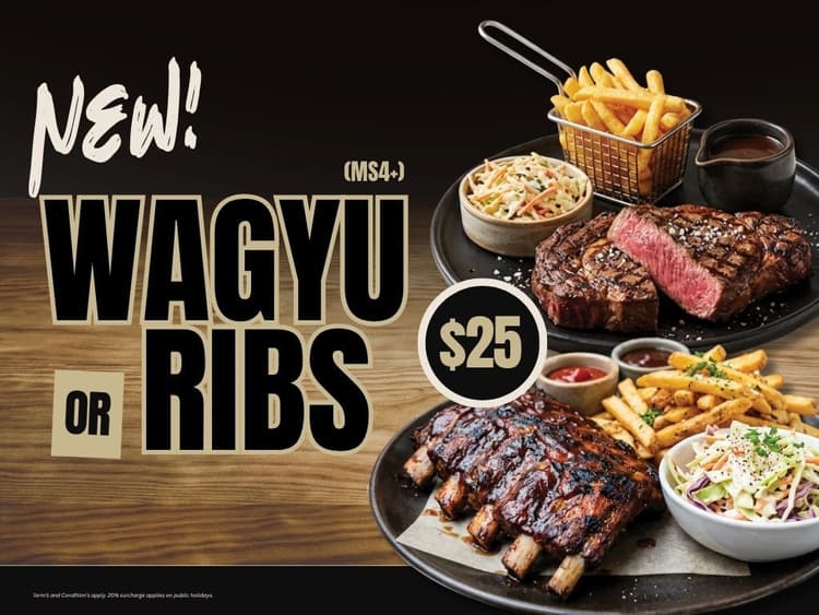 $25 Wagyu or Ribs | Happy Hour Drinks & Specials