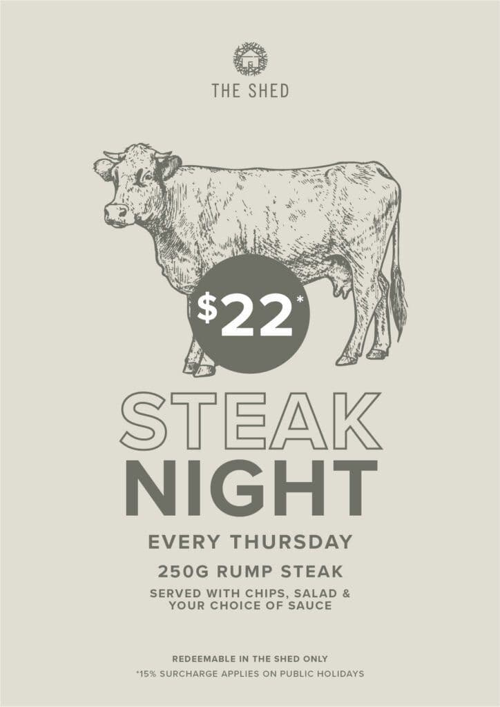 Thursday Steak Night | Happy Hour Drinks & Specials
