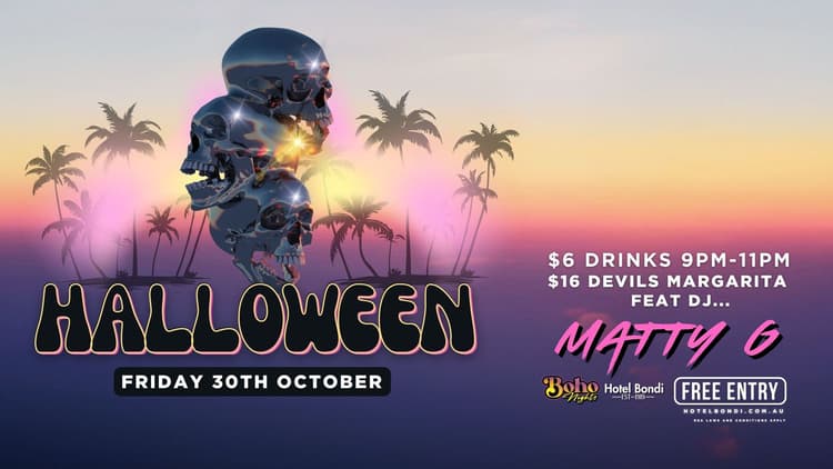 BOHO HALLOWEEN EVE | Happy Hour Drinks & Specials