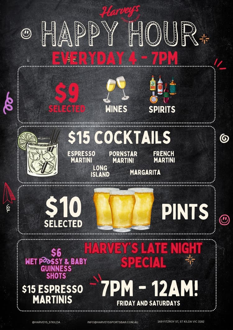Happy Hour | Happy Hour Drinks & Specials