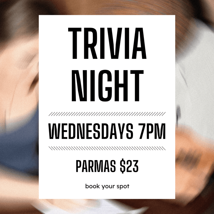 Trivia Wednesdays - Hosted by Quiz Meisters | Happy Hour Drinks & Specials