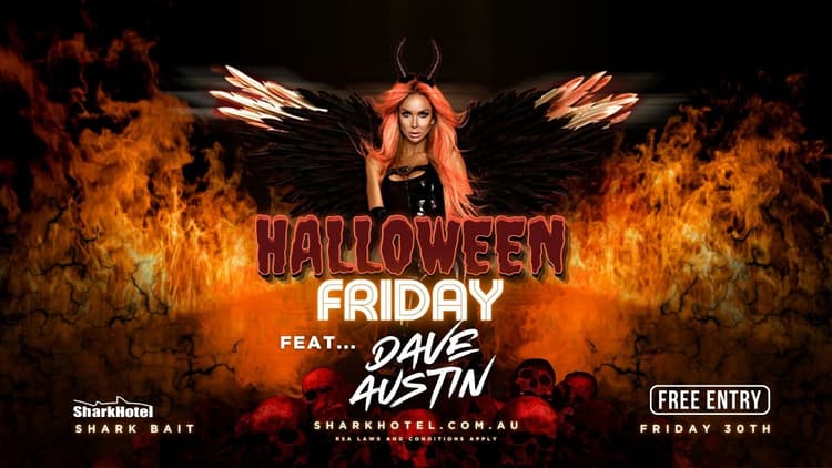 HALLOWEEN EVE AT SHARK HOTEL | Happy Hour Drinks & Specials